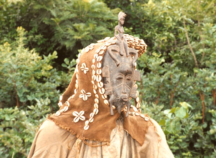 Mscara utilizada en rito de iniciacin Senufo, en Costa de Marfil
